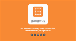 Desktop Screenshot of gangwayadvertising.com