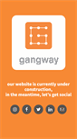 Mobile Screenshot of gangwayadvertising.com