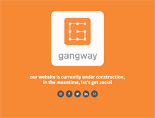 Tablet Screenshot of gangwayadvertising.com